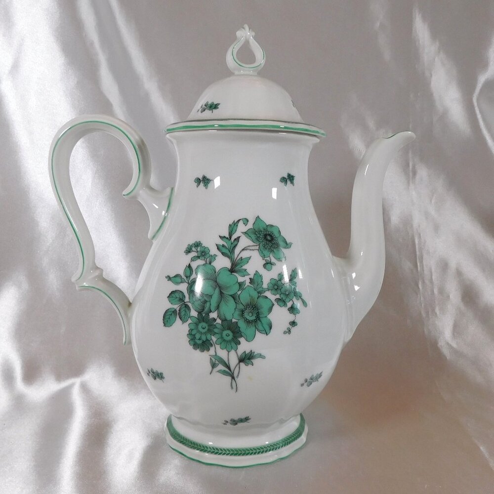 Rosenthal Coffee Pot in Green Bloom # 25416